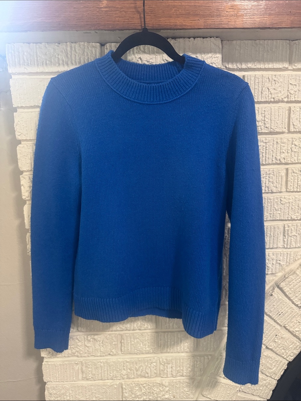 Banana Republic Women's Cobalt Blue Crewneck Sweater